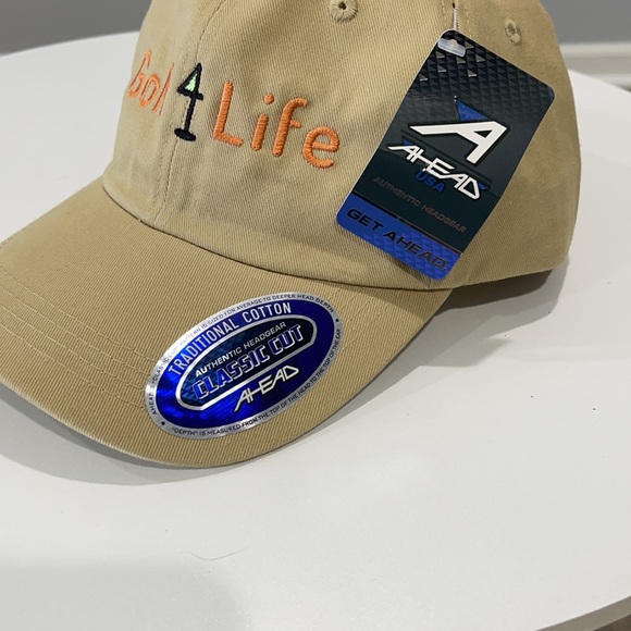 Golf 4 Life hat Ahead Headwear cotton sports athletic golf player gift NEW - Picture 3 of 14